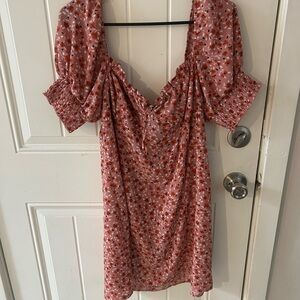 Trixxi Pink Floral Dress